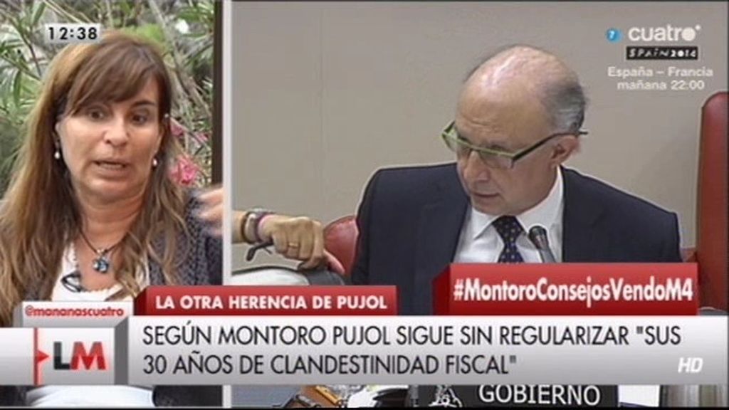 Victoria Álvarez: "Al menos dos hijos de Pujol se han acogido a la amnistía fiscal"
