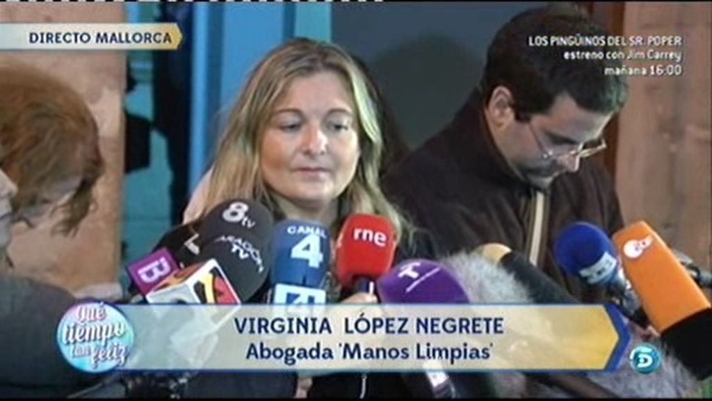 Virginia L. Negrete: "La Infanta no ha querido contestar a las preguntas"