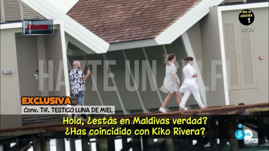 Kiko Rivera se queja a un huésped del hotel donde se aloja de un paparazzi que les sigue