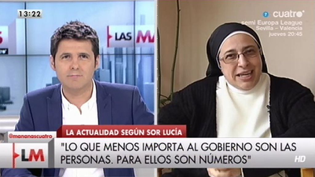 La entrevista a Sor Lucía Caram, online