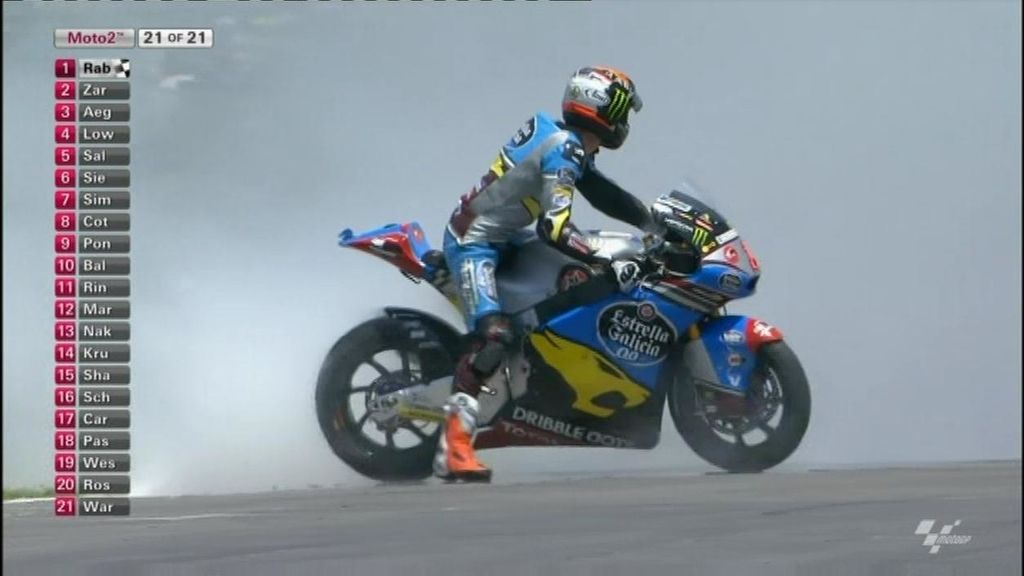 Tito Rabat, reencuentro con la victoria de Moto2 y quema de rueda en Mugello
