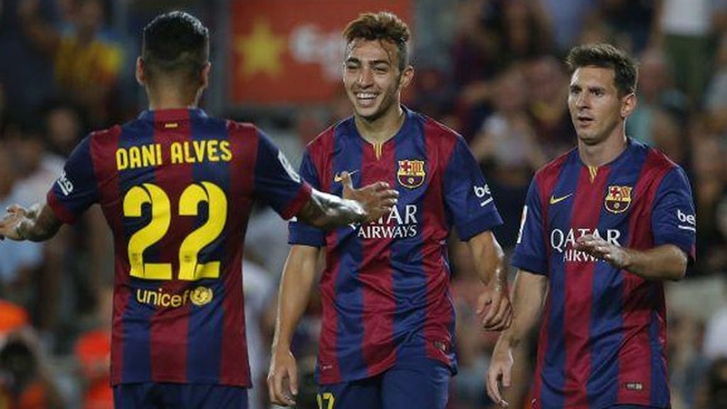 La Masía se presentó en el Gamper: Munir, Samper y Sandro brillaron ante León