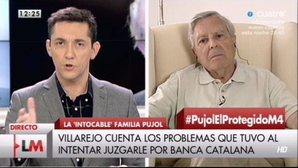 Jiménez Villarejo: "A Pujol se le ha protegido y se le sigue protegiendo"