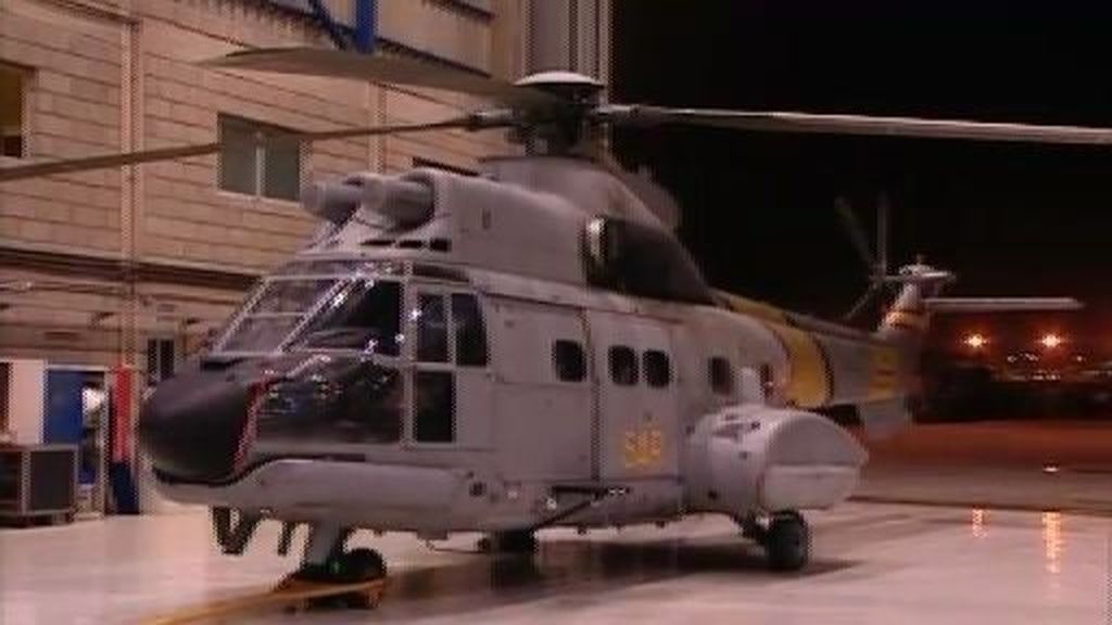 Cuatro desaparecidos tras caer al mar un helicóptero en Fuerteventura