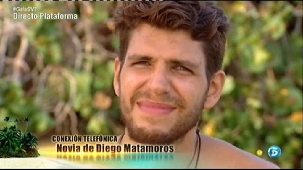 Diego Matamoros, a su novia: "Te quiero y te echo muchísimo de menos"