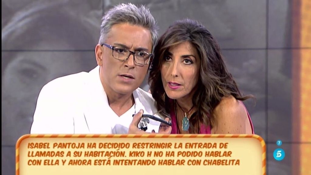 Kiko Hernández consigue localizar a Chabelita pero le cuelga el teléfono