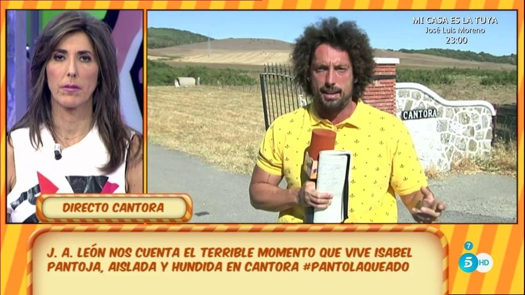 J.A. León: "Isabel Pantoja está aislada"