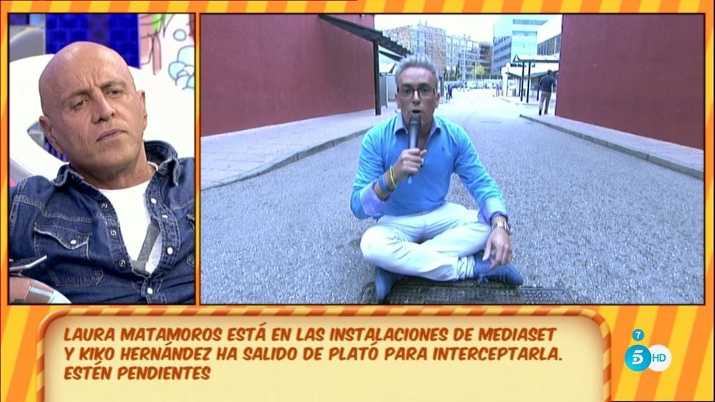 La persecución de Kiko Hernández a Laura Matamoros por todo Telecinco