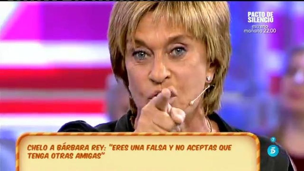 Chelo Gª Cortés responde como nunca a Bárbara Rey: “Eres una falsa”