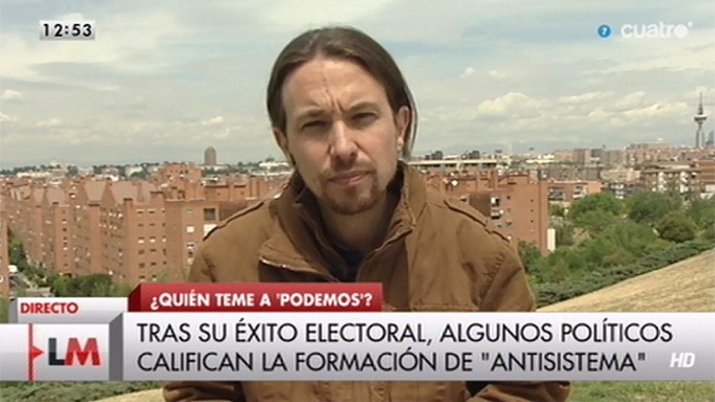 Iglesias: “La imagen del populismo es la de Cañete subido a un tractor”