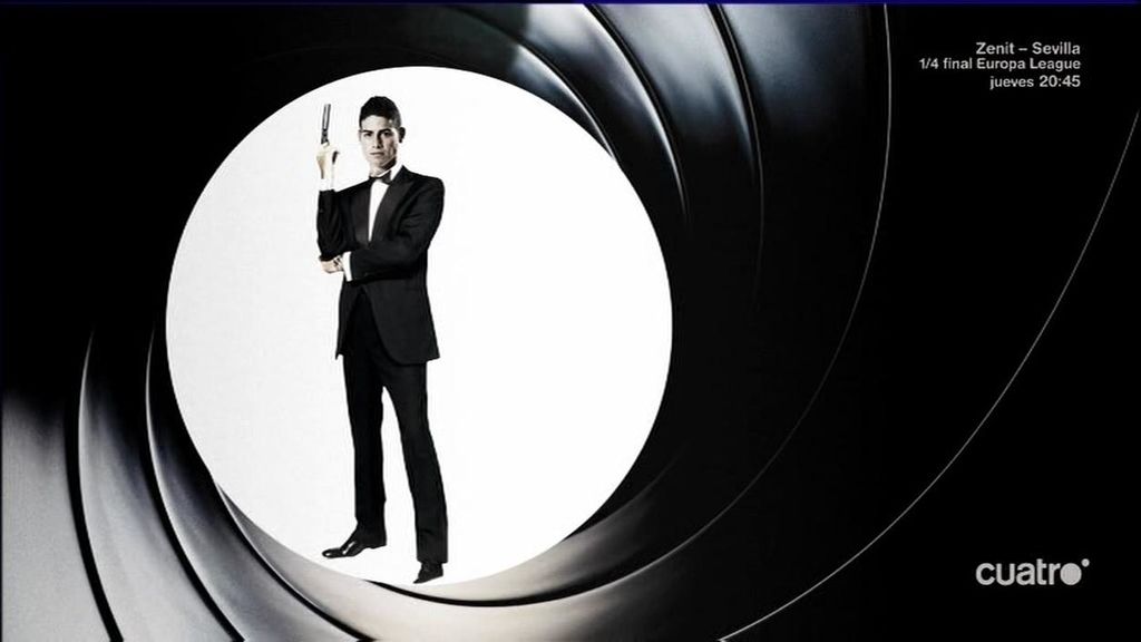 El arma secreta del Madrid está lista: James ‘Bond’ Rodríguez, con licencia para marcar