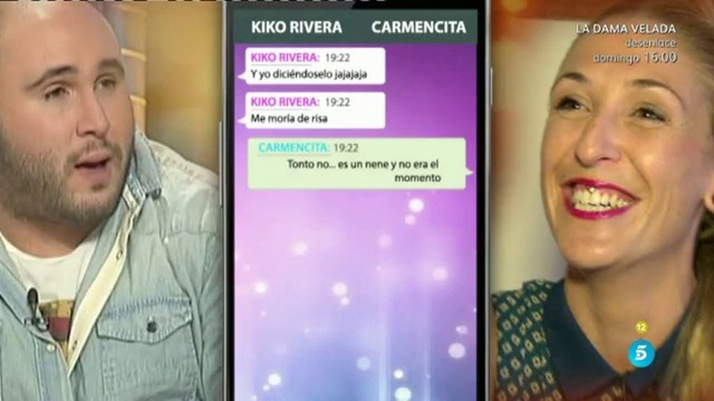 Así son los mensajes subidos de tono entre Kiko Rivera y Carmen