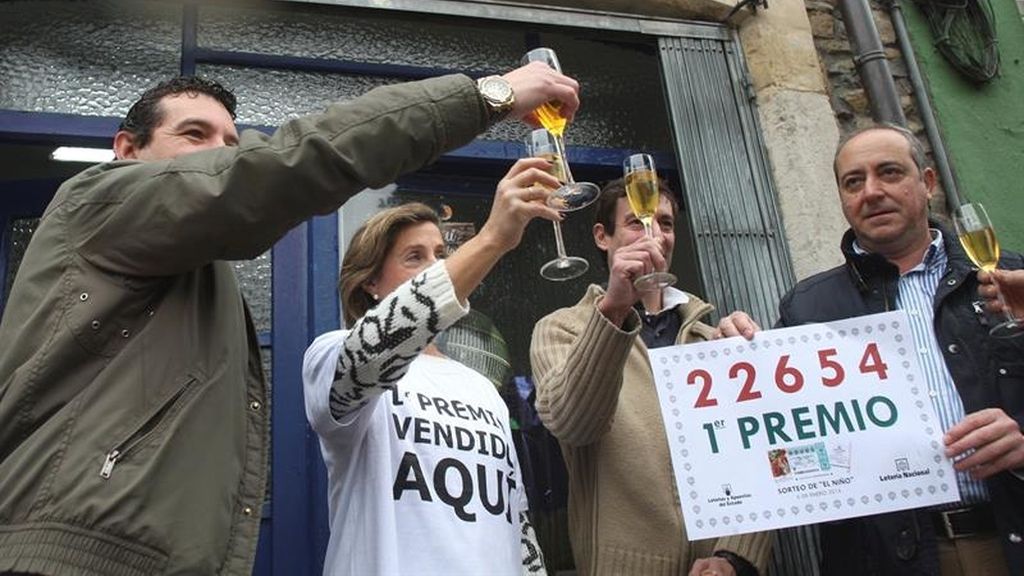 El primer premio del sorteo de 'El Niño' se reparte por toda España
