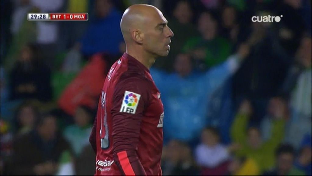 Gol de Lolo Reyes (Betis 1-0 Málaga)