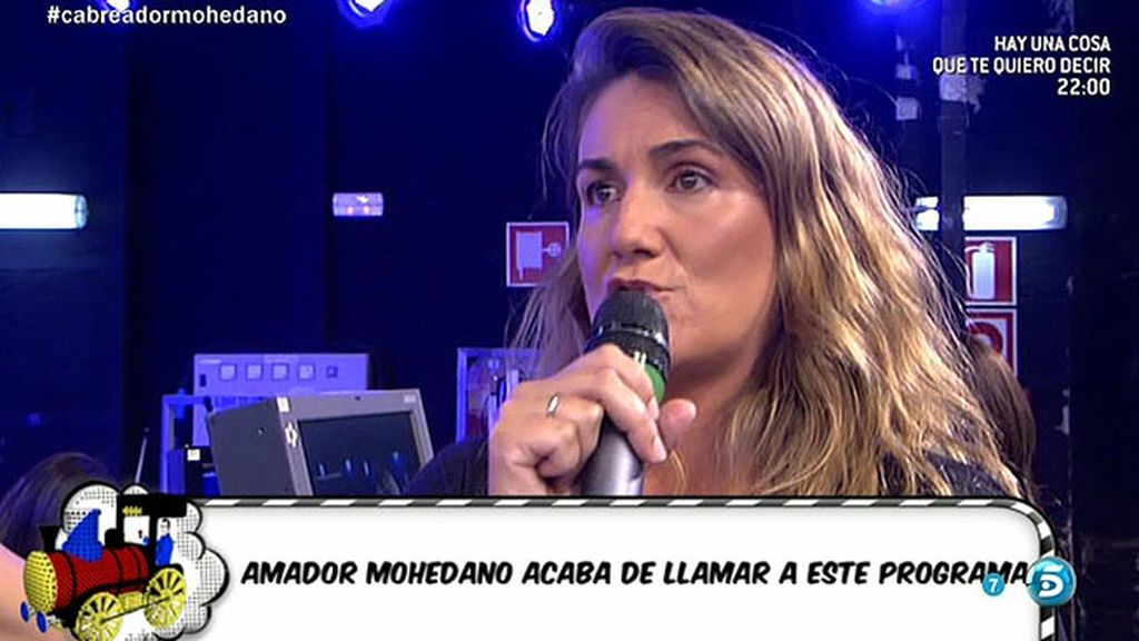 Carlota Corredera, a Amador: "Me has maldecido, pero no te tengo miedo"