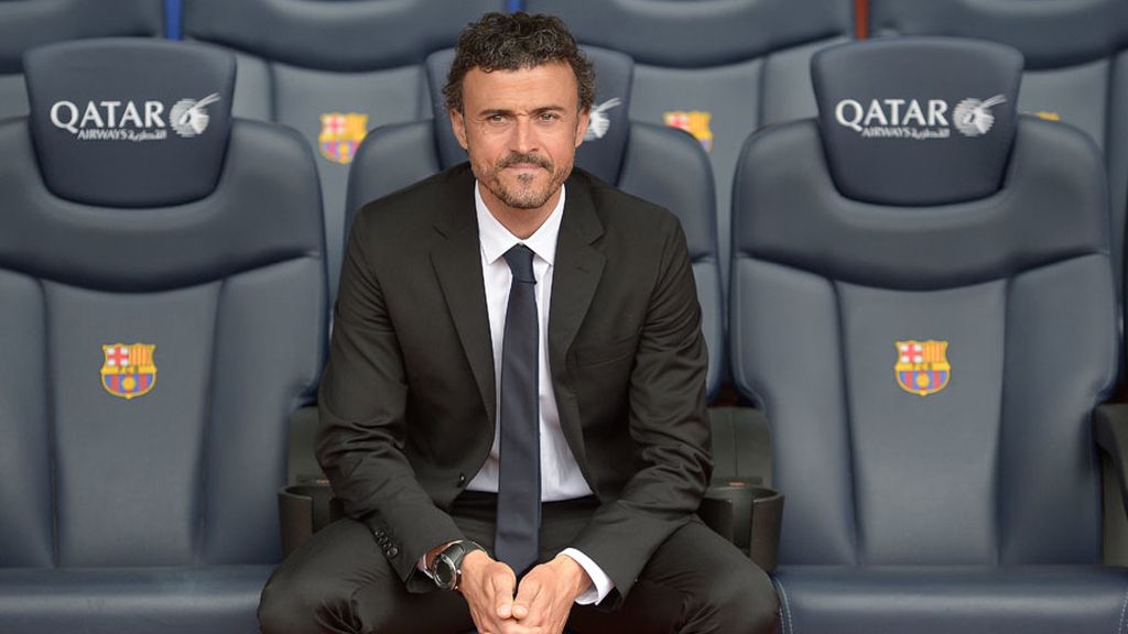 Luis Enrique trabaja y hace trabajar a todos desde el banquillo del Barça
