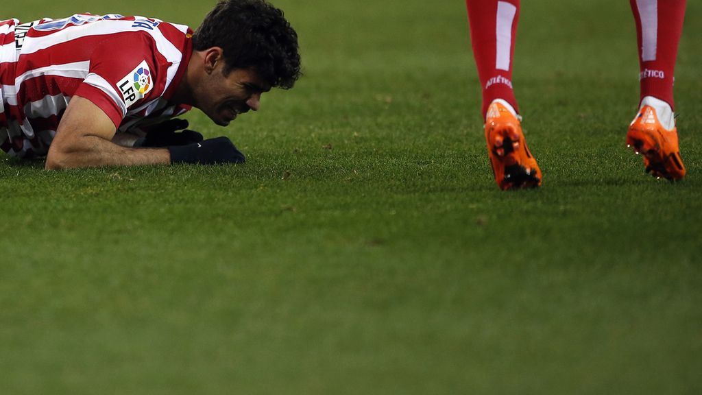 Diego Costa, desesperado ante el gol