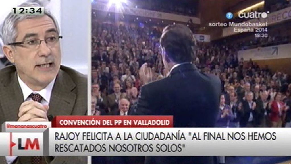 Llamazares, sobre el discurso de Rajoy: "Creo que es un rosario de mentiras"