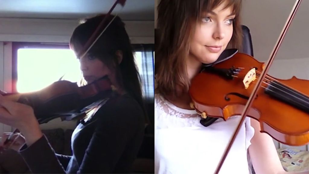 El asombroso progreso de una joven que lleva tocando el violín dos años