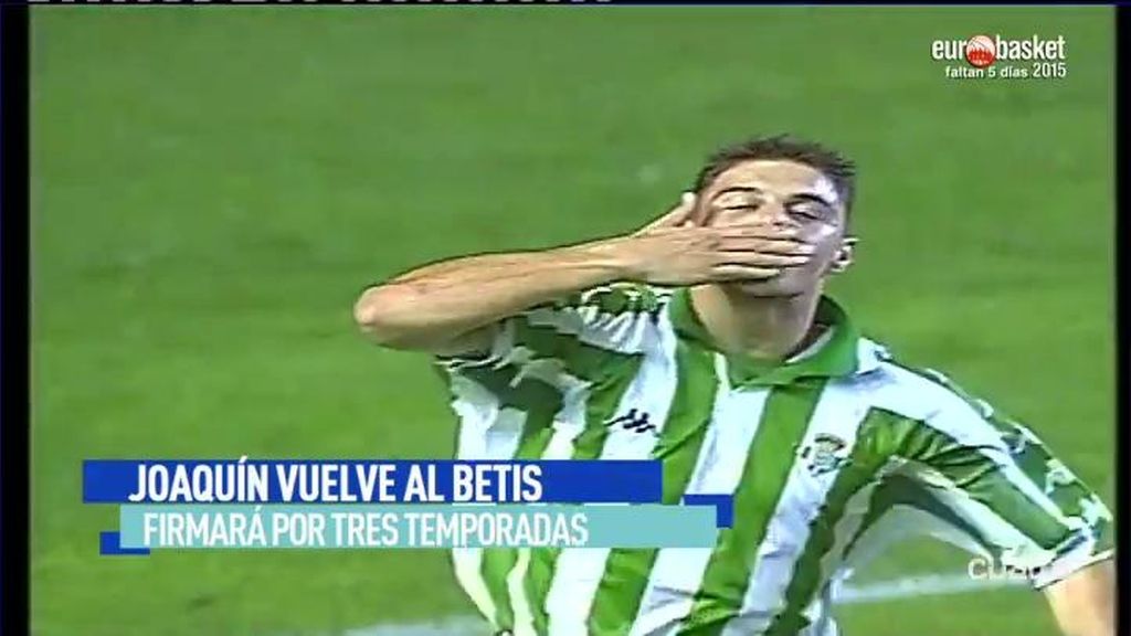 Joaquín se sale con la suya y jugará en el Betis las próximas tres temporadas