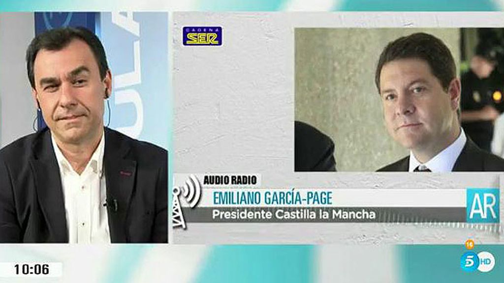García-Page: "Llegaríamos a acuerdos institucionales con el PP, no de gobierno"