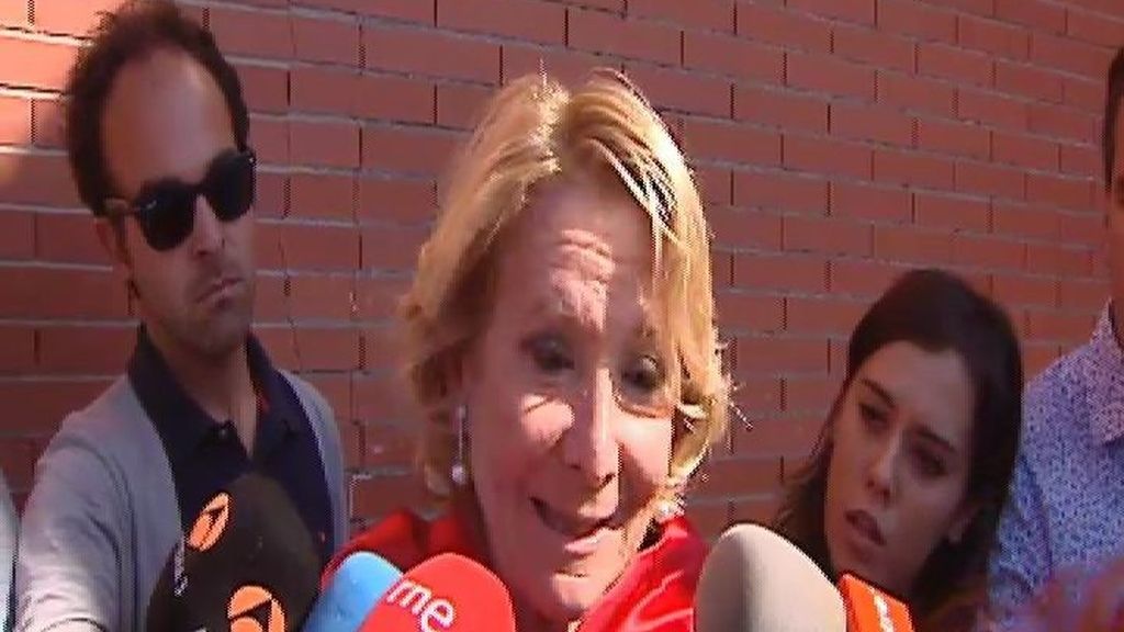Esperanza Aguirre: ¨Las mentiras tienen las patas cortas"