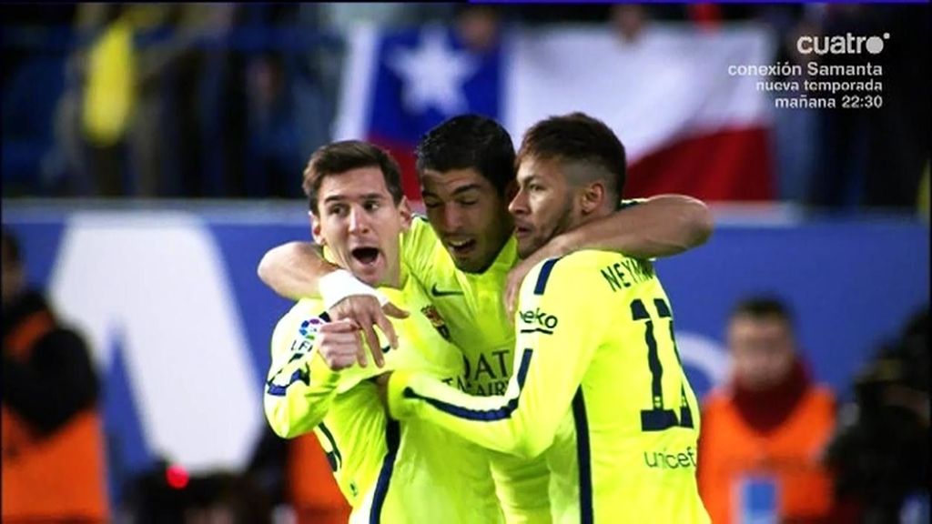 Messi, Neymar y Luis Suárez fueron determinantes: los tres tenores tumbaron al Atlético