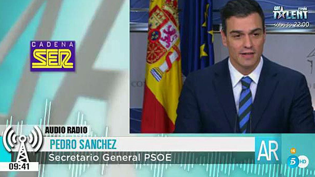 Sánchez: "Podemos ha sido el último en sentarse a hablar y el primero en levantarse"