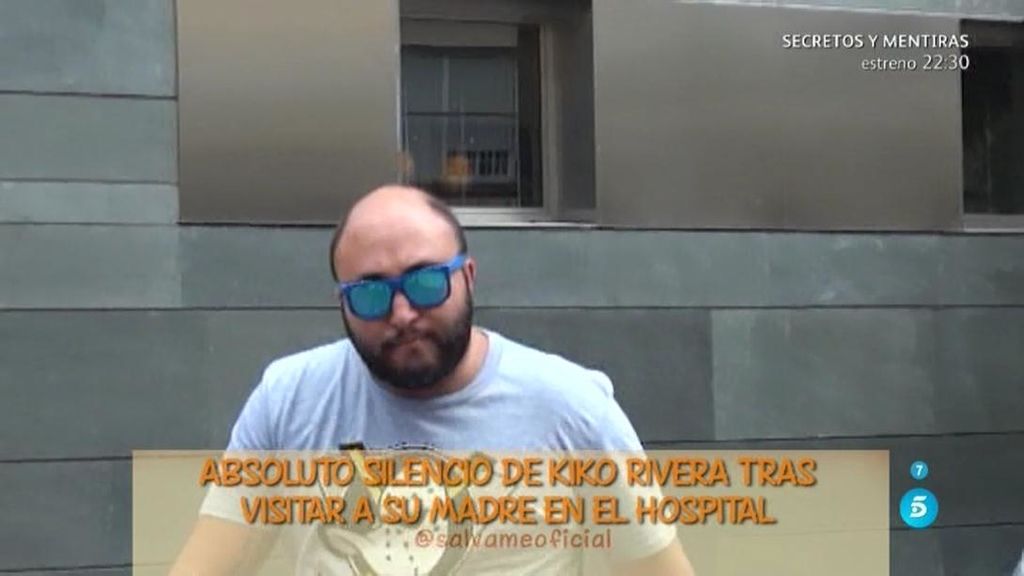 Kiko Rivera se mantiene en silencio tras visitar a su madre en el hospital