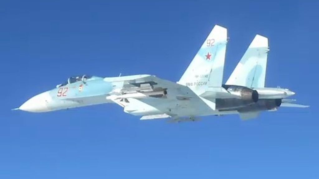 Tensión entre dos Eurofighter españoles y el avión del ministro de Defensa ruso