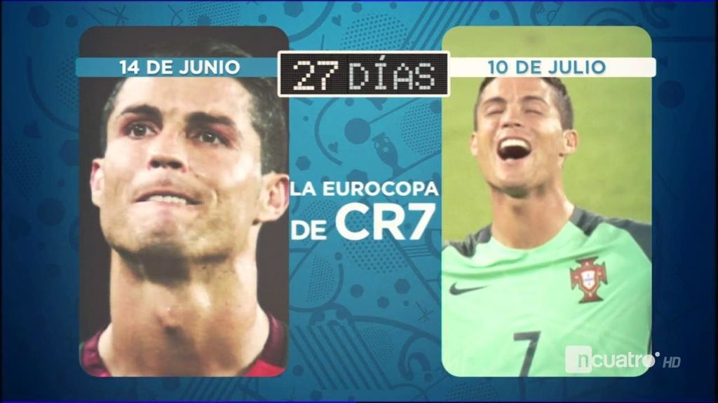 Así ha sido la montaña rusa de Ronaldo en la Eurocopa: del desastre a la gloria