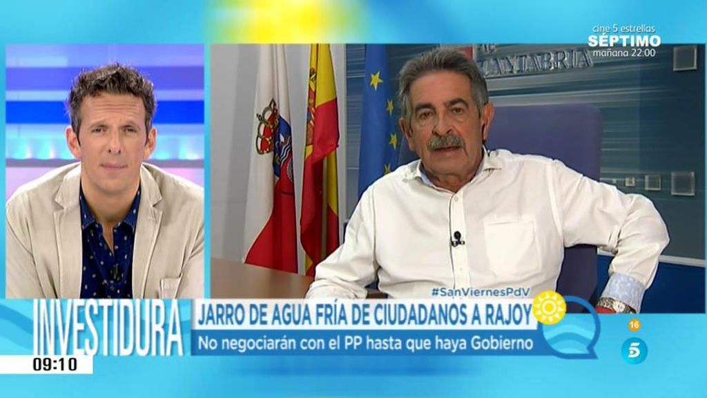 Revilla: "Rajoy, que es un patriota, debería reflexionar por qué no le quieren"