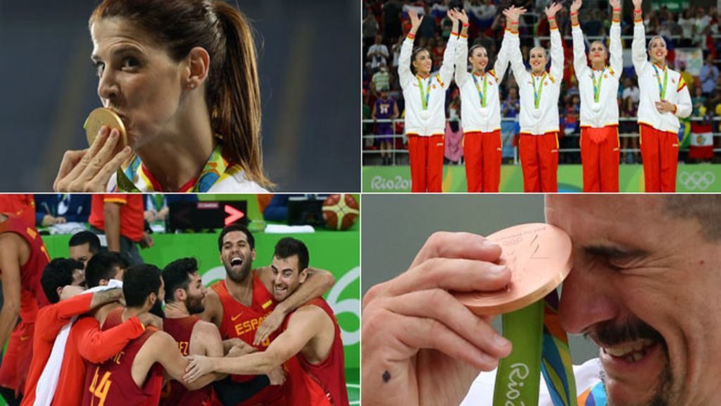 España logra 17 medallas en unos Juegos Olímpicos para el recuerdo