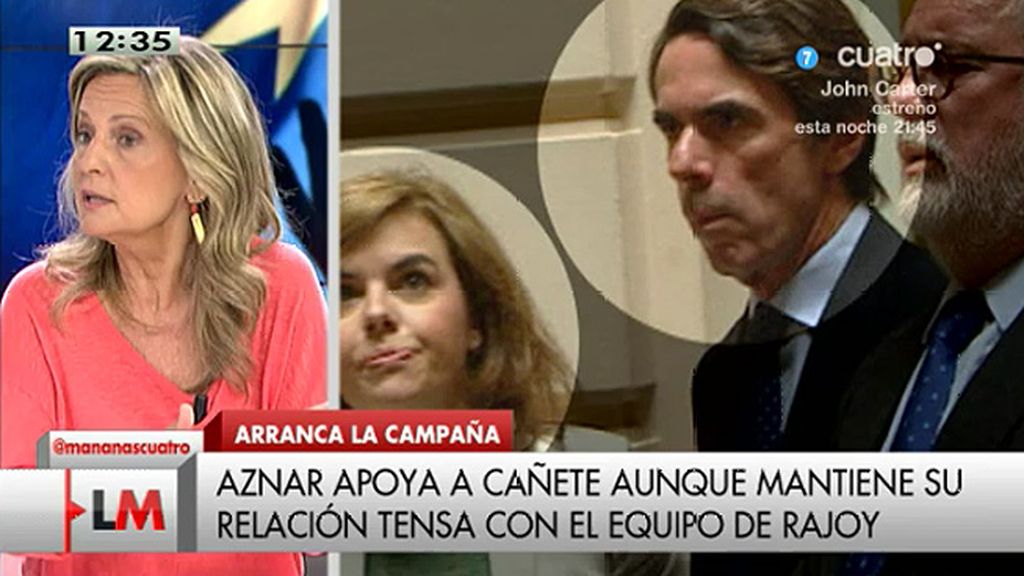 “Aznar no está en los mejores términos con la plana mayor pero había cordialidad”