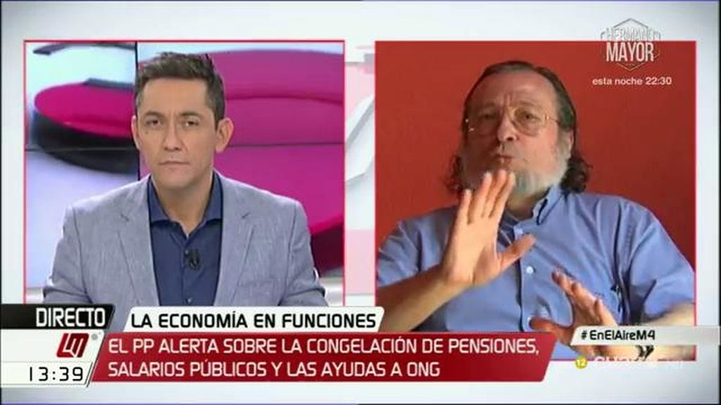 Profesor Niño Becerra: "A mí no me salen las cuentas del PP"