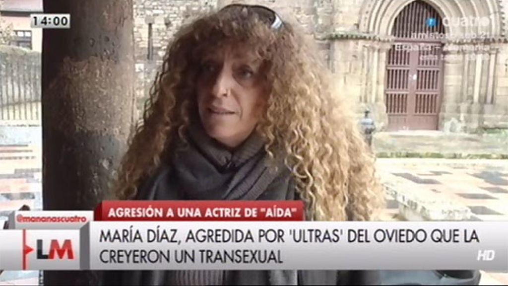 María Díaz: "No me partieron la cara, no me mandaron al hospital pero a otros sí"
