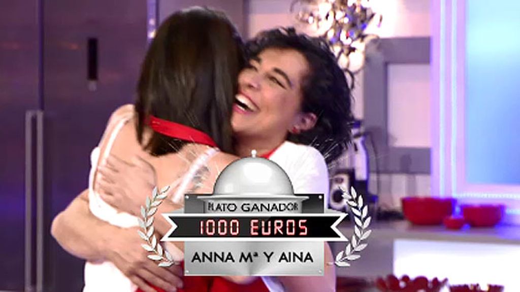 Anna María y Aina se llevan los 1.000 euros por su fricandó con boletus y alcachofas