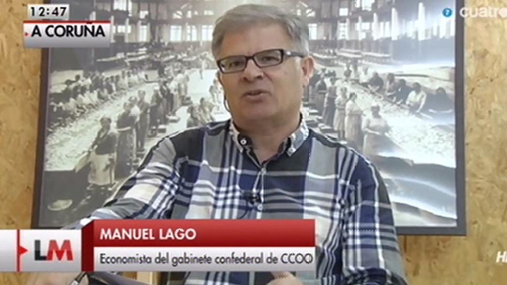 La entrevista a M. Lago, economista, online