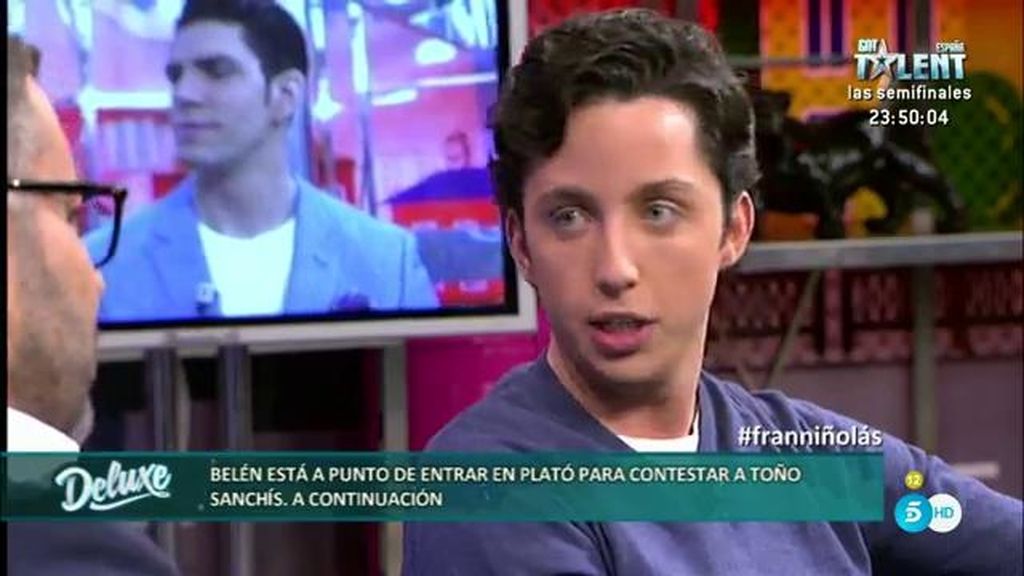 Fran: “La seguridad tuvo que frenar a Diego para que no rompiera todo Telecinco”