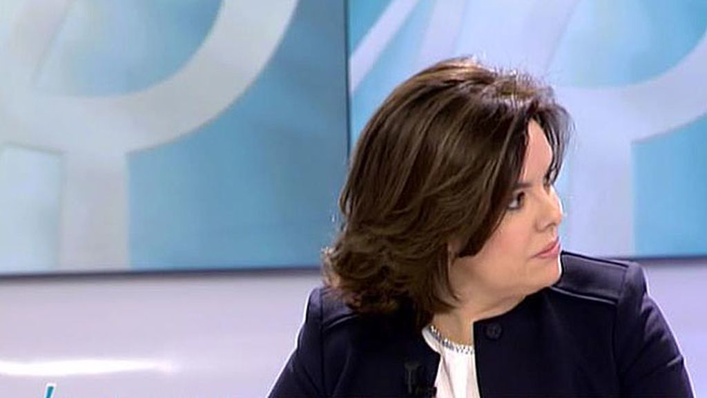 Sáenz de Santamaría: "El PP es un partido unido detrás de Rajoy"