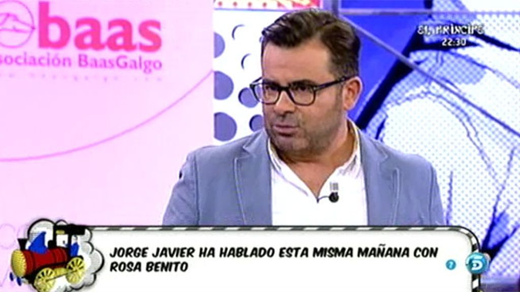 Rosa Benito ha llamado a J.J.: "La he visto con humor, muchos ánimos y nada vengativa"