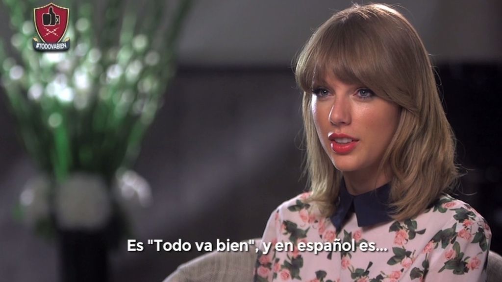 Taylor Swift, en exclusiva con Edurne para 'Todo va bien': "No canto en la ducha"