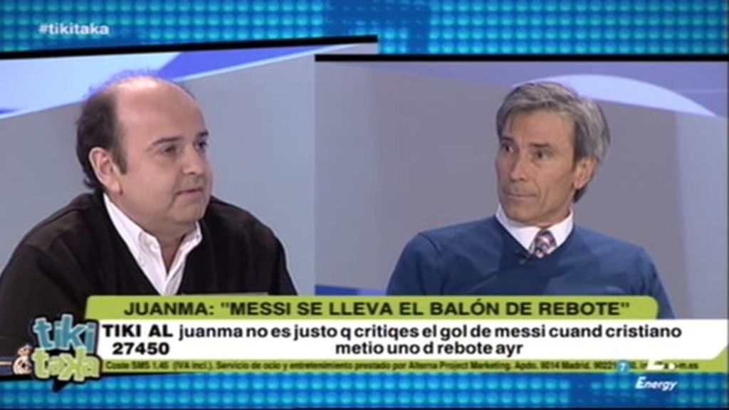 Lobo se enciende con Juanma: "Ni Cruyff, ni Platini, ni Zidane... han hecho esto de Messi"