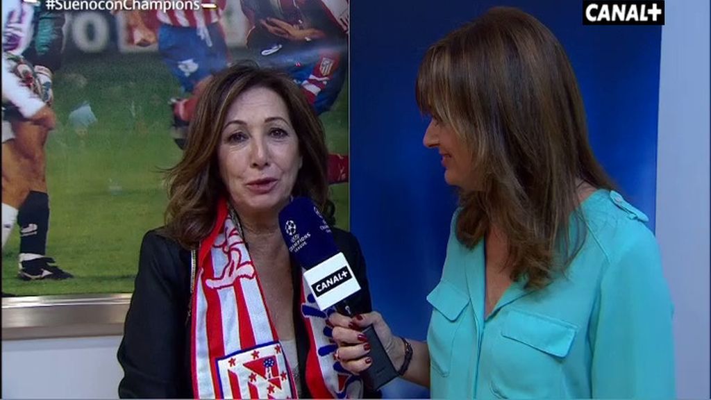 Ana Rosa: "Sufro muchísimo con el fútbol"