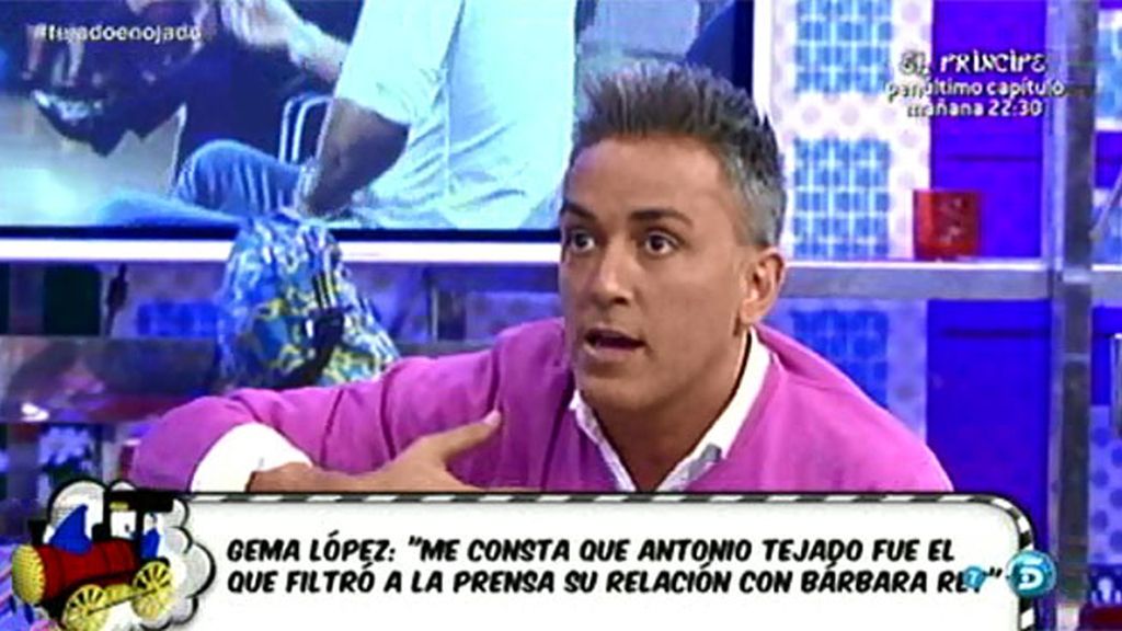 Kiko H. no se fiaba de Alba, la mujer de Antonio Tejado: "Yo la puse a parir"