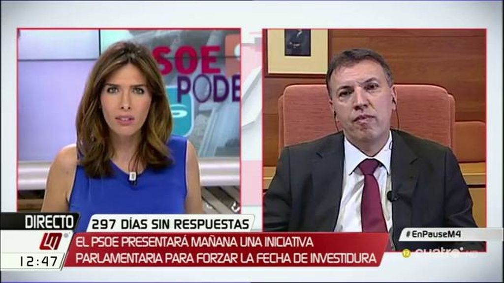 J. Bosch: "El pleno de investidura no puede demorarse por intereses partidistas"