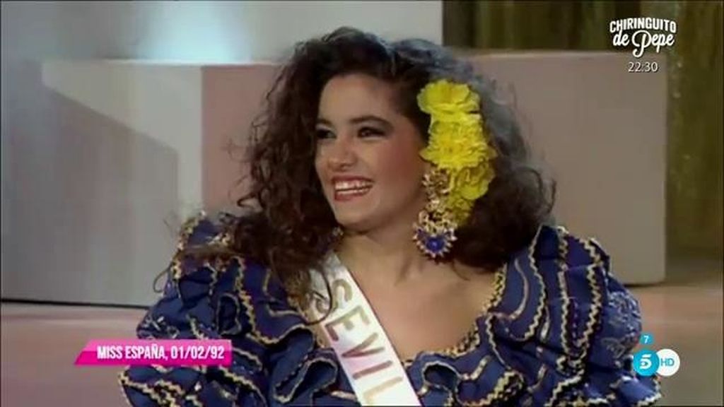 Carmen López fue Miss Sevilla y… ¡visitó 'Sálvame' para denunciar al certamen!