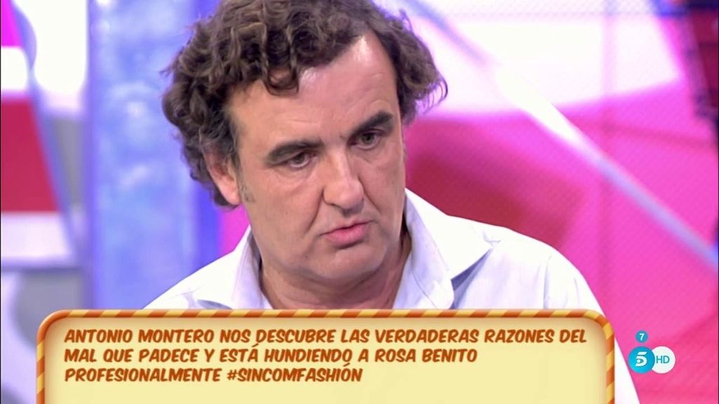 Antonio Montero, de Rosa Benito: "Se echa de menos a sí misma"