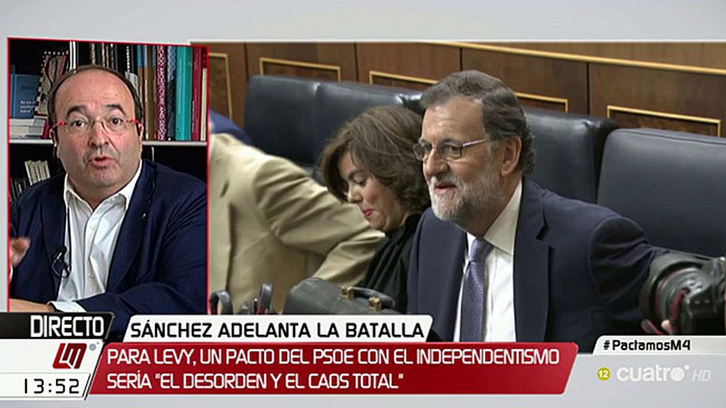 Iceta contesta a Andrea Levy: "Queremos tanto a España que queremos apartar al PP"