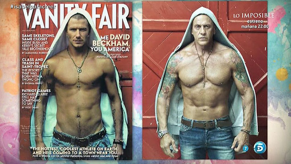 Matamoros, como Beckham en Vanity Fair